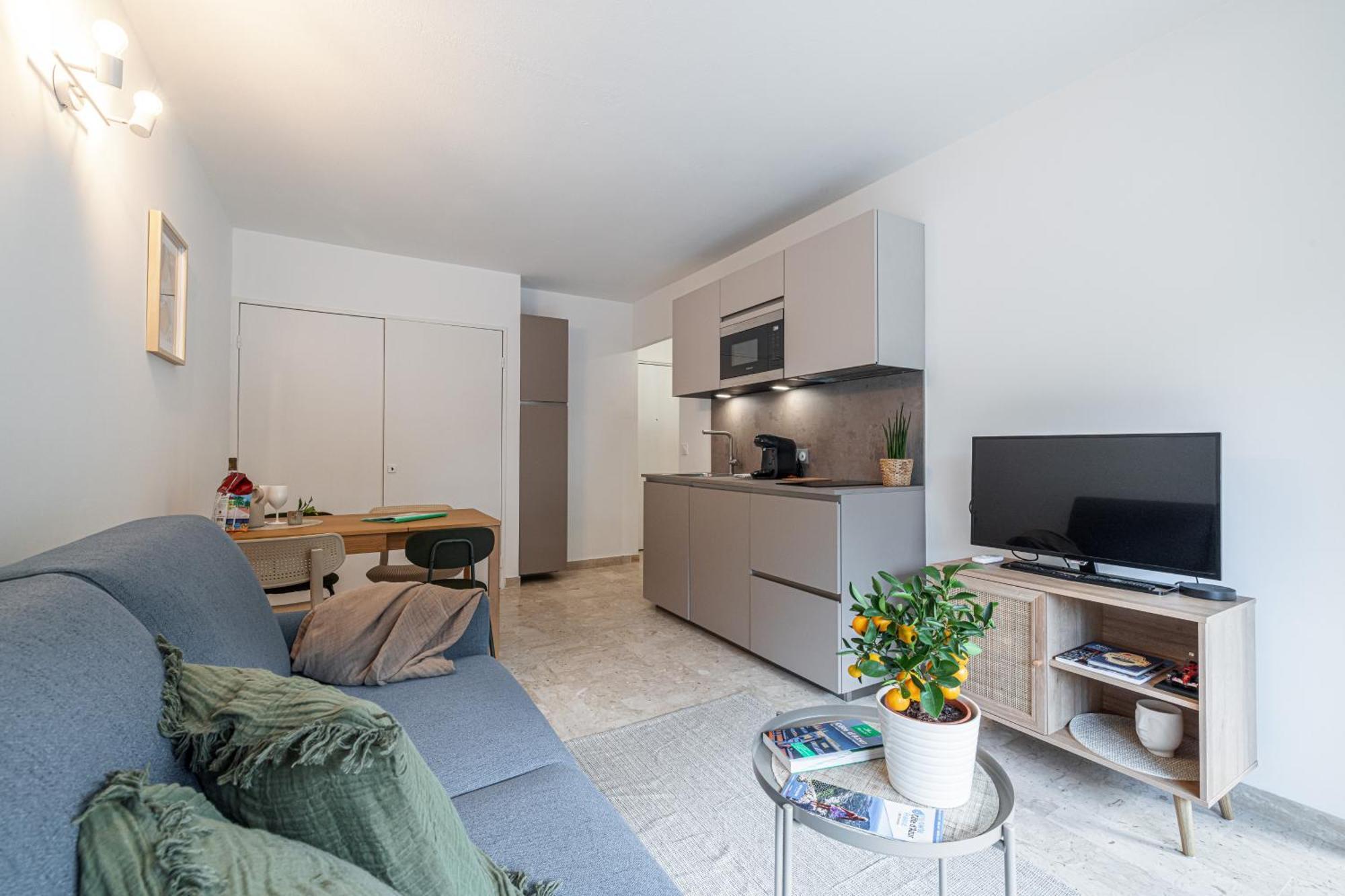 Appartement 2P Renove Avec Terrasse Au Port De Ница Екстериор снимка